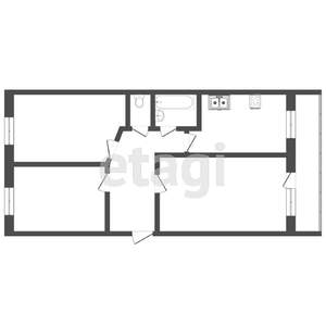 3-к квартира, на длительный срок, 60м2, 1/2 этаж