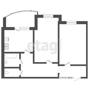 2-к квартира, на длительный срок, 63м2, 9/16 этаж