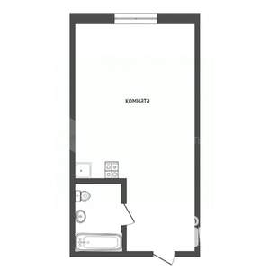 Студия квартира, на длительный срок, 9м2, 3/5 этаж