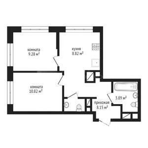 2-к квартира, на длительный срок, 42м2, 5/16 этаж