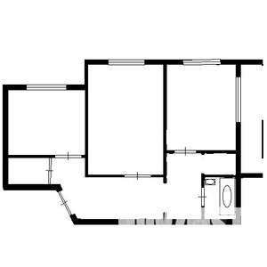 2-к квартира, на длительный срок, 57м2, 5/10 этаж
