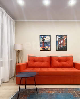 Студия квартира, на длительный срок, 42м2, 20/24 этаж