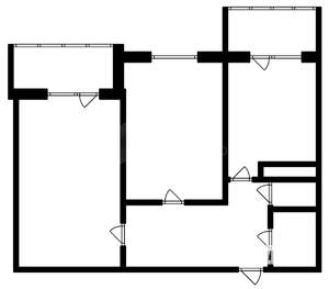 2-к квартира, на длительный срок, 62м2, 8/10 этаж