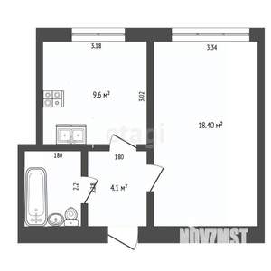 1-к квартира, на длительный срок, 39м2, 7/9 этаж