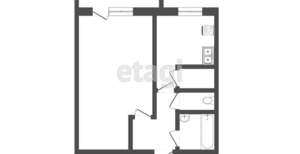 1-к квартира, на длительный срок, 36м2, 3/5 этаж