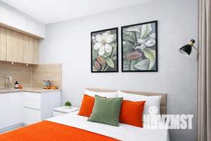 Студия квартира, посуточно, 17м2, 8/15 этаж