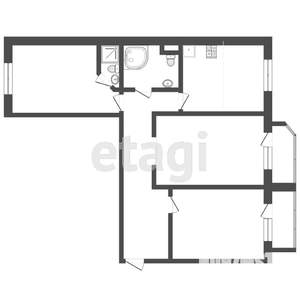 3-к квартира, на длительный срок, 96м2, 7/10 этаж