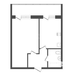 1-к квартира, на длительный срок, 38м2, 7/10 этаж