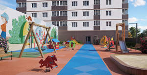 1-к квартира, на длительный срок, 55м2, 4/22 этаж