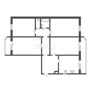 4-к квартира, на длительный срок, 106м2, 6/9 этаж