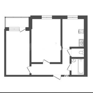 2-к квартира, на длительный срок, 52м2, 9/9 этаж