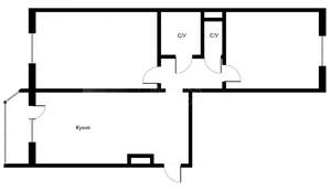 2-к квартира, на длительный срок, 63м2, 4/14 этаж