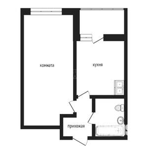 1-к квартира, на длительный срок, 36м2, 14/16 этаж