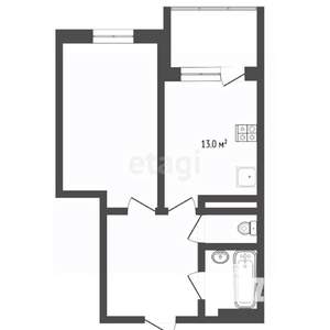 1-к квартира, на длительный срок, 41м2, 16/18 этаж