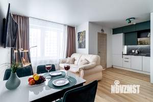 Студия квартира, посуточно, 35м2, 9/17 этаж
