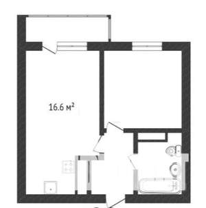 1-к квартира, на длительный срок, 35м2, 11/17 этаж