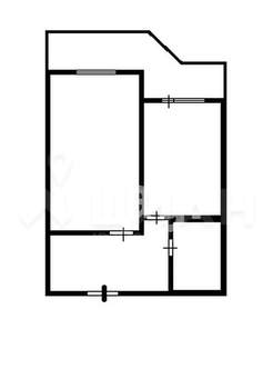 1-к квартира, на длительный срок, 44м2, 3/10 этаж