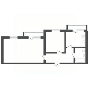 2-к квартира, на длительный срок, 56м2, 9/9 этаж