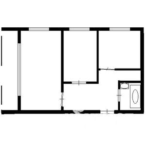 2-к квартира, на длительный срок, 52м2, 4/5 этаж