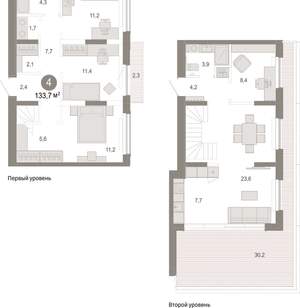 4-к квартира, вторичка, 138м2, 6/17 этаж