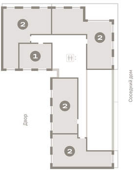 3-к квартира, вторичка, 121м2, 9/17 этаж