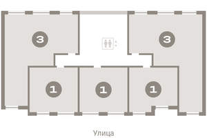 1-к квартира, вторичка, 37м2, 2/17 этаж