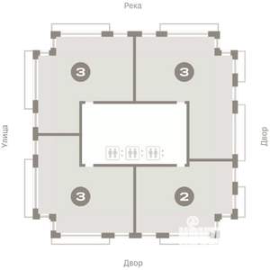 3-к квартира, вторичка, 130м2, 25/25 этаж