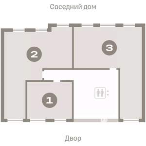3-к квартира, вторичка, 82м2, 5/9 этаж