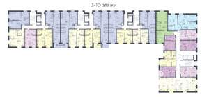 Студия квартира, строящийся дом, 35м2, 5/10 этаж