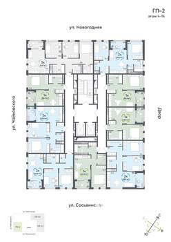 2-к квартира, вторичка, 53м2, 7/16 этаж