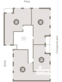 2-к квартира, вторичка, 123м2, 8/8 этаж