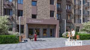 1-к квартира, строящийся дом, 37м2, 23/25 этаж