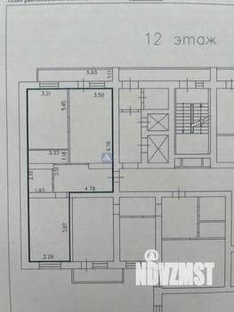 2-к квартира, вторичка, 80м2, 12/16 этаж