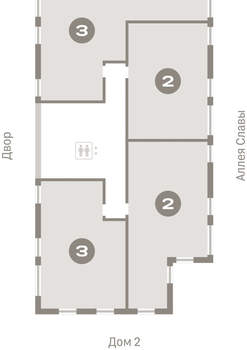 3-к квартира, вторичка, 88м2, 5/25 этаж