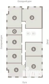 2-к квартира, вторичка, 75м2, 10/17 этаж