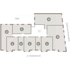 1-к квартира, вторичка, 51м2, 8/10 этаж