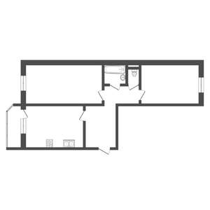 2-к квартира, вторичка, 66м2, 11/14 этаж