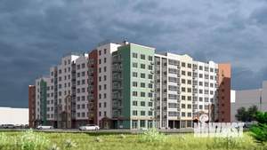2-к квартира, строящийся дом, 64м2, 2/8 этаж