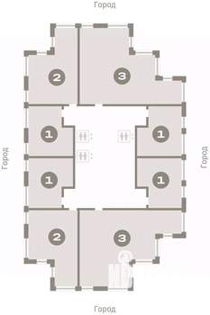 2-к квартира, вторичка, 54м2, 20/25 этаж