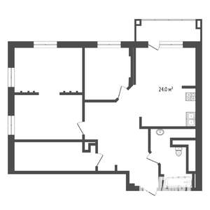 2-к квартира, вторичка, 95м2, 14/16 этаж