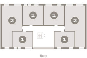 1-к квартира, вторичка, 36м2, 6/17 этаж