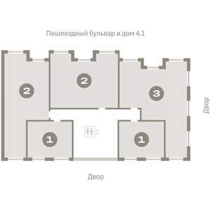 1-к квартира, вторичка, 36м2, 5/7 этаж
