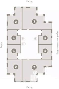 2-к квартира, вторичка, 54м2, 16/25 этаж