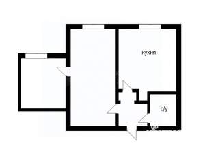 1-к квартира, вторичка, 27м2, 2/9 этаж