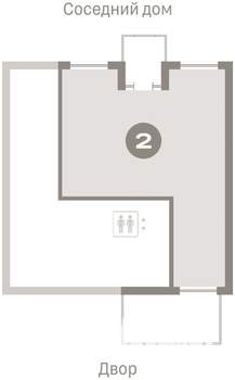 1-к квартира, вторичка, 115м2, 1/9 этаж