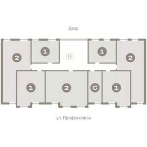 2-к квартира, вторичка, 77м2, 4/8 этаж