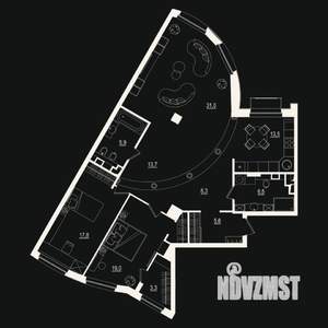3-к квартира, вторичка, 122м2, 3/8 этаж
