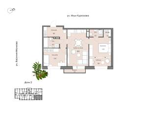 3-к квартира, вторичка, 66м2, 14/15 этаж