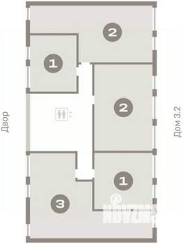 1-к квартира, вторичка, 49м2, 6/25 этаж