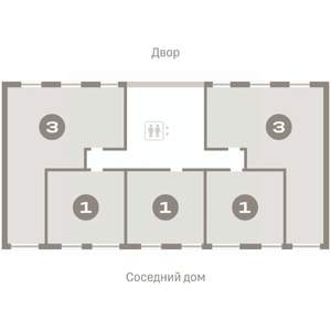 3-к квартира, вторичка, 85м2, 3/7 этаж